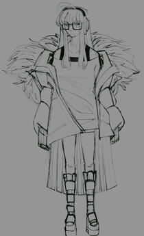 clean sketch fullbody