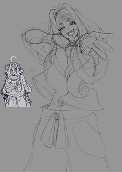 rough sketch example / base (no colors)