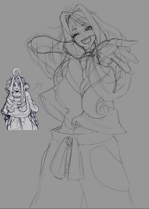 rough sketch example / base (no colors) rough sketch example / base (no colors)